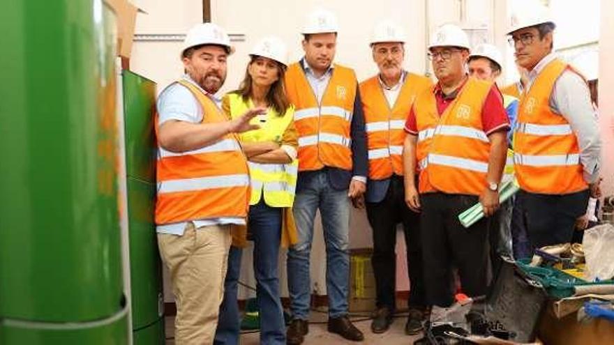 Visita al centro educativo de Tenorio.