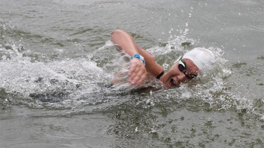 Paula Ruiz se prepara para la prueba de 5 kilómetros