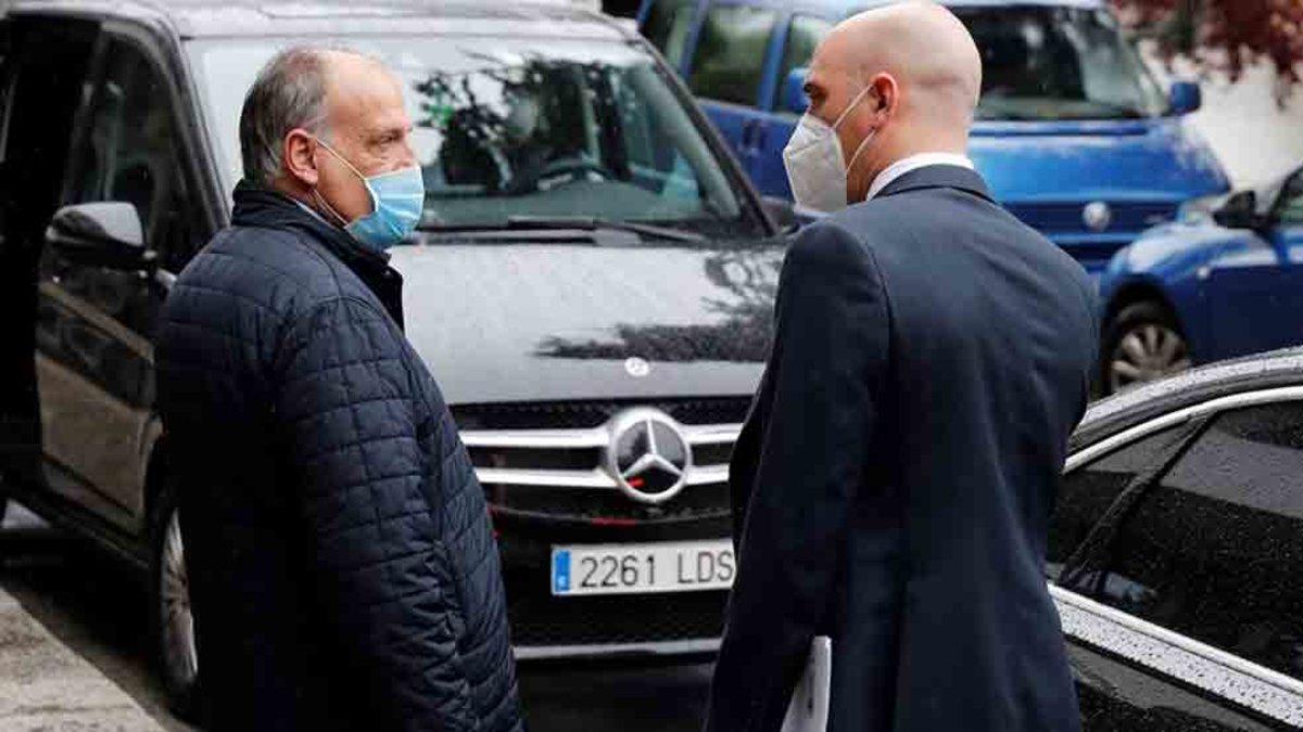 Tebas y Rubiales, responsables de LaLiga y la RFEF