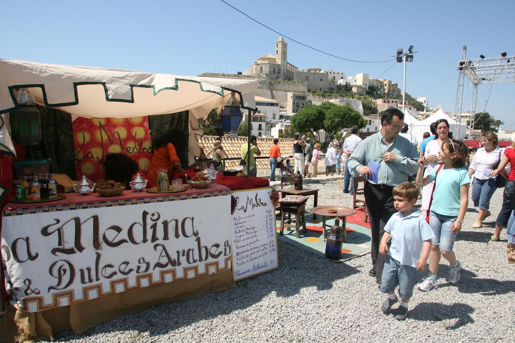 Edición de 2007 de la Feria Medieval de Ibiza.