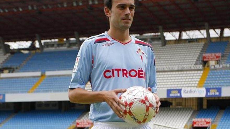 El jugador del Celta de Vigo, David Catalá