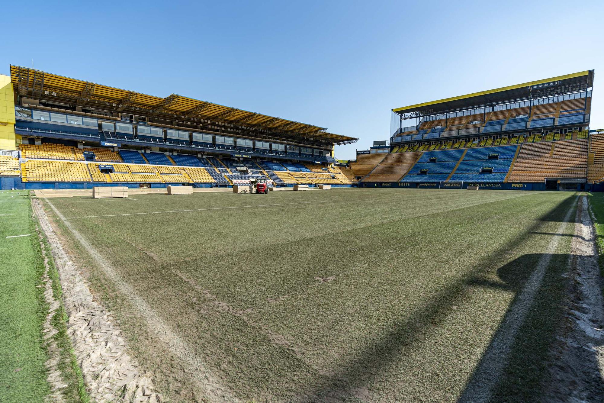 Así está siendo el inicio de las obras del Estadio de la Cerámica