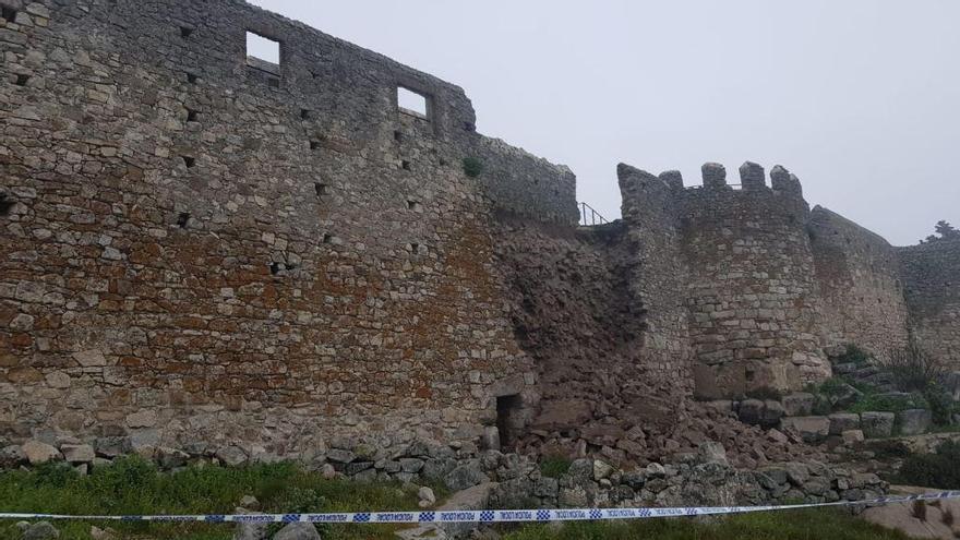 La muralla de Trujillo sufre un derrumbe