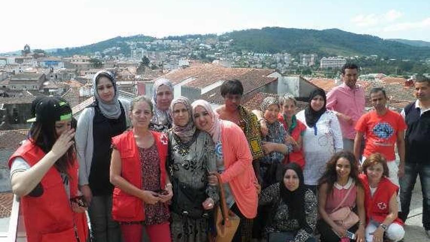 Alumnos en una visita al Museo de Pontevedra.