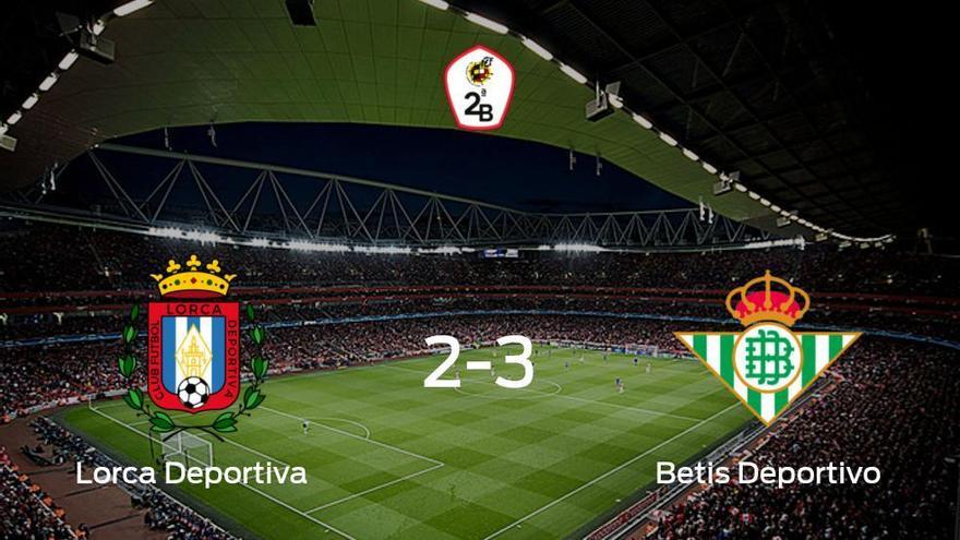 El Betis Deportivo deja sin sumar puntos al Lorca Deportiva (2-3)