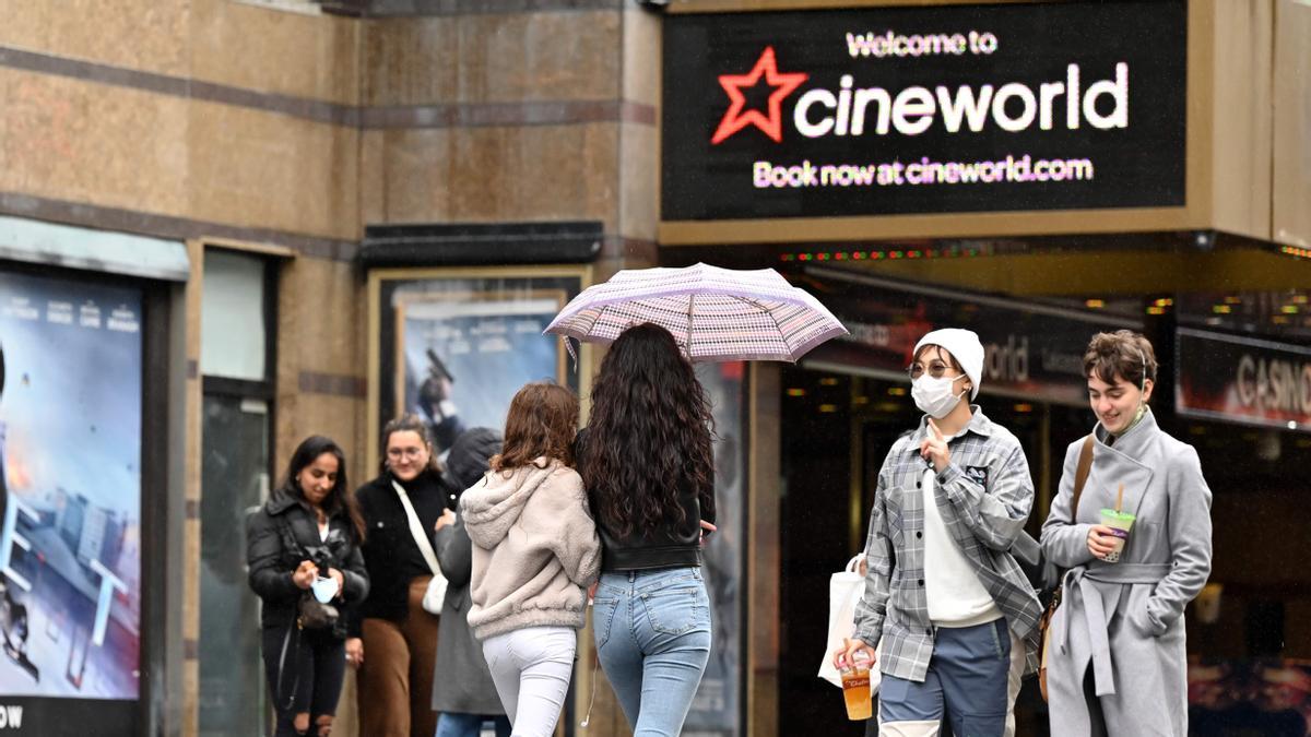 Cine en Leicester Square, en Londres.