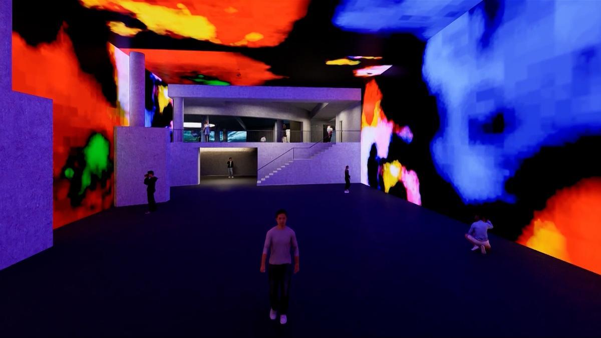 Recreación del futuro Centro de Artes Digitales del Gaiás