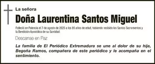 Doña Laurentina Santos Miguel