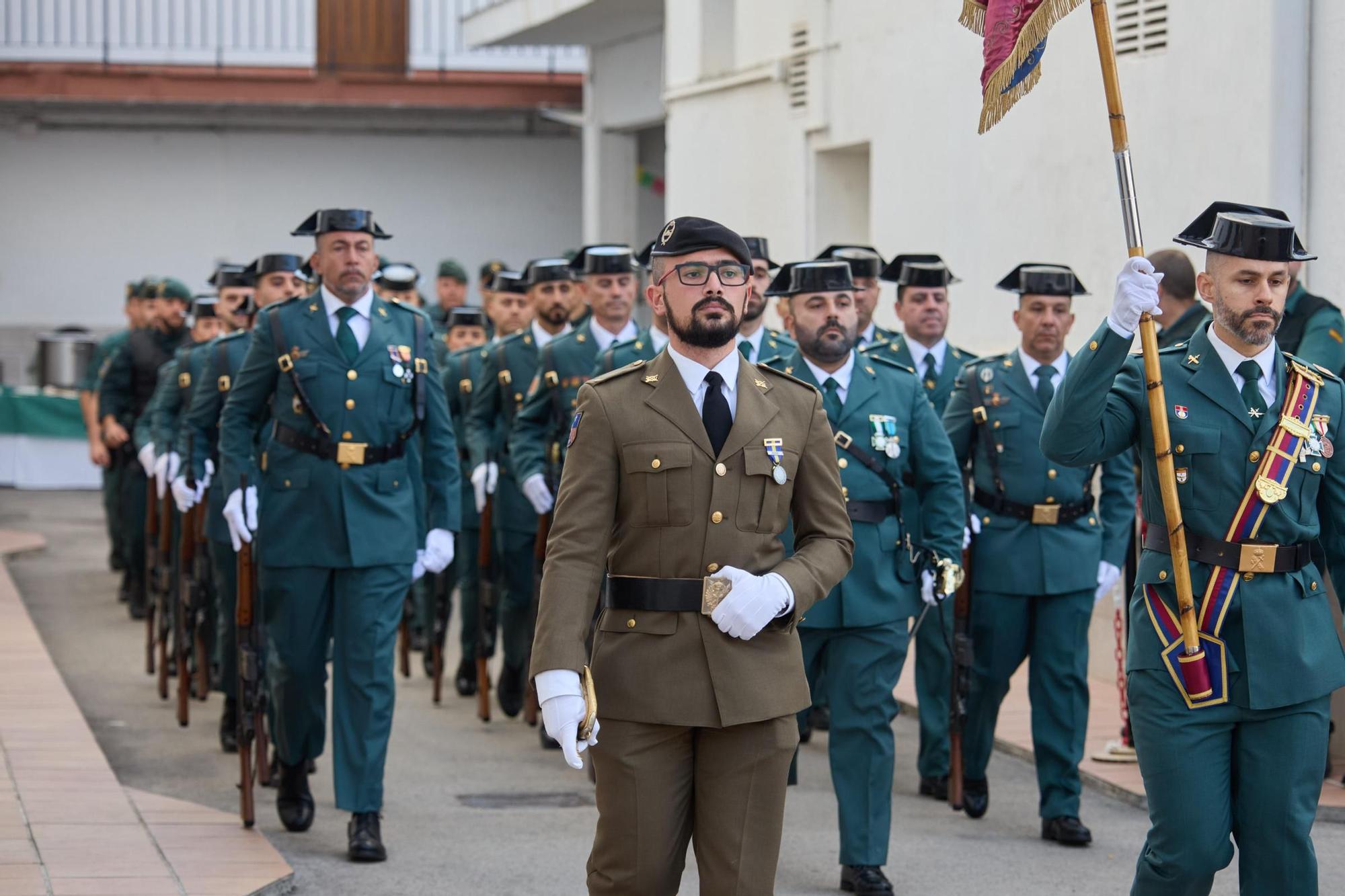 Imatges de la Guàrdia Civil celebrant la seva patrona a Girona