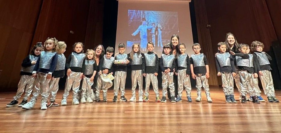 Un momento del Festivalga, la cita con la música donde los niños son los teloneros de Eurovisión.