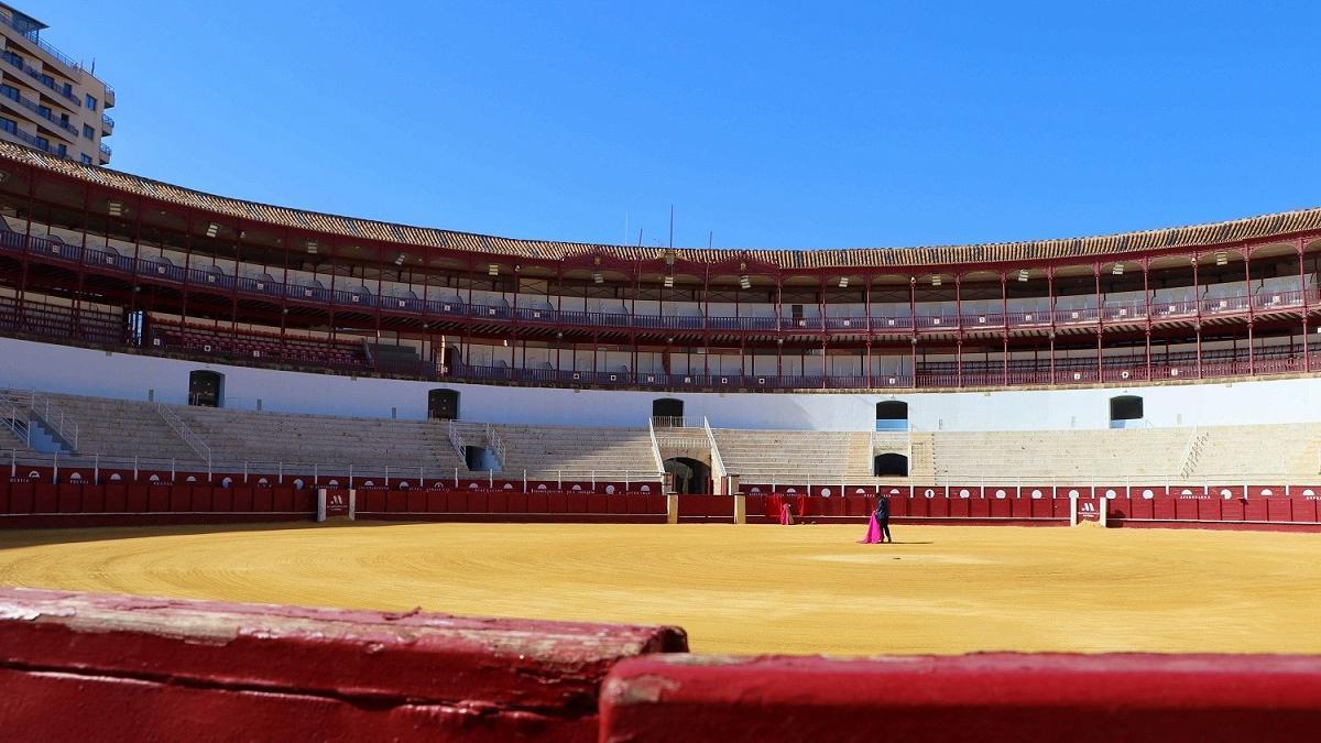 La plaza de todso de La Malagueta, en Málaga capital.