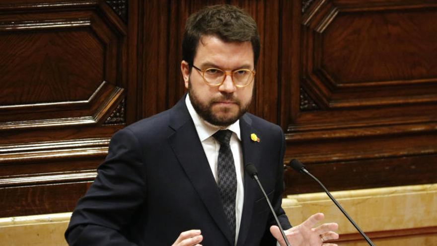 Pere Aragonè al Ple del Parlament