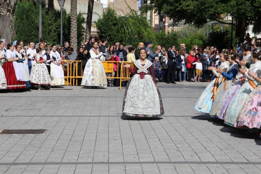 Homenaje a la Senyera de las fallas del Marítimo