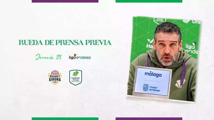 Ibon Navarro habla en la previa del Bàsquet Girona-Unicaja