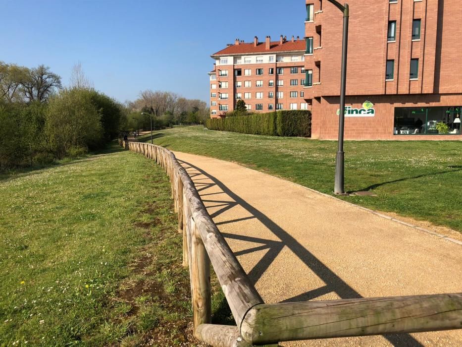 Correr por Gijón 4: el parque fluvial de Viesques