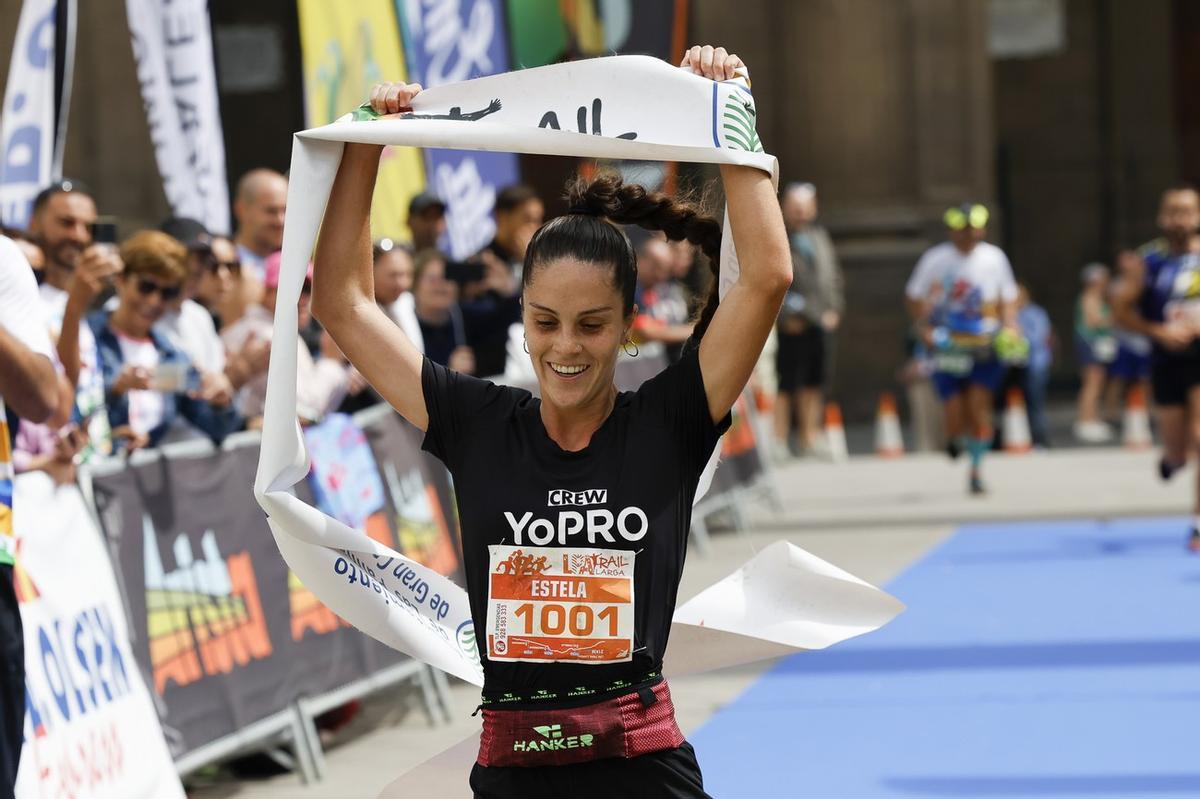 Estela Guerra, ganadora de la LPA Trail larga de 2023.