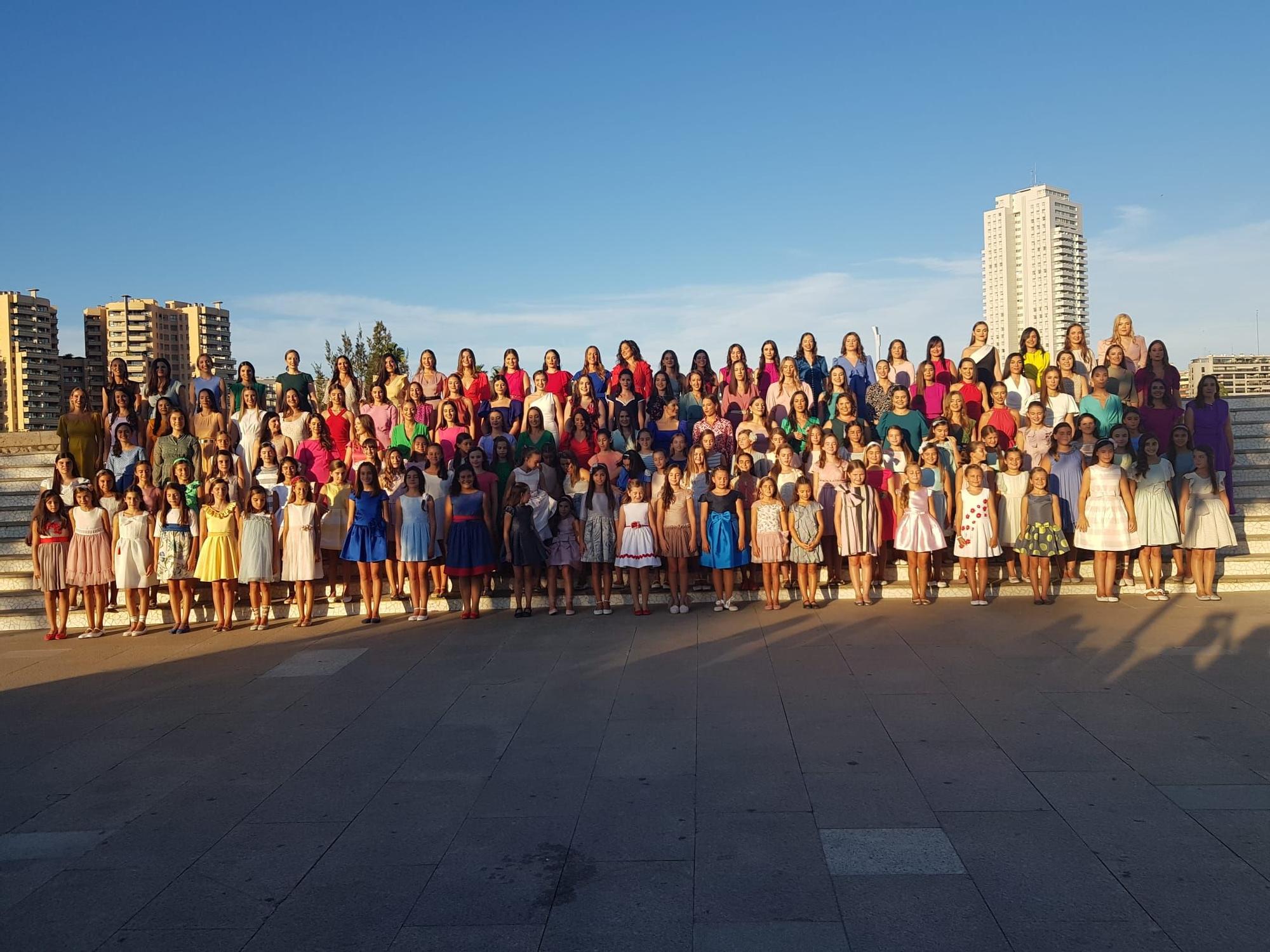 Las candidatas a Falleras Mayores de València 2023 inician las pruebas