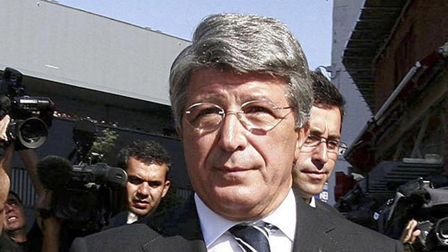 El productor y actual presidente del Atlético de Madrid Enrique Cerezo.