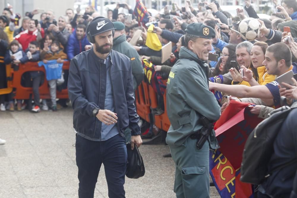 El Barcelona llega a Asturias para su duelo ante el Sporting