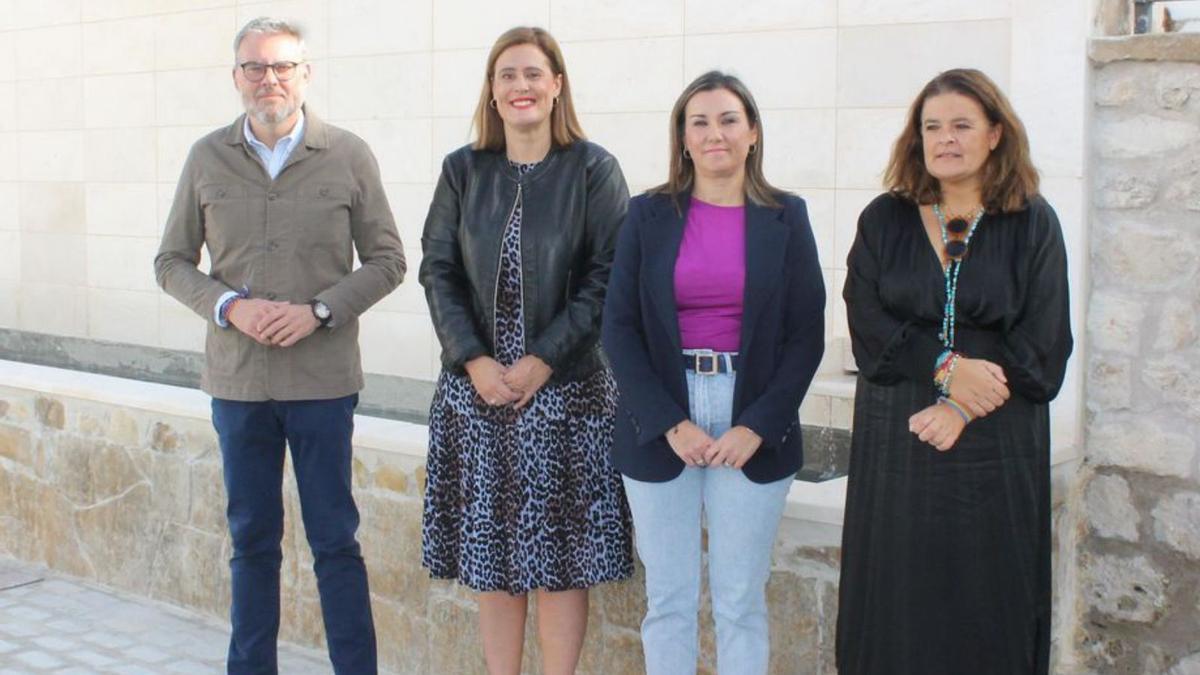 Javier Vacas, Cristina Piernagorda, Raquel López y Lidia Pozo. | M. ARIZA