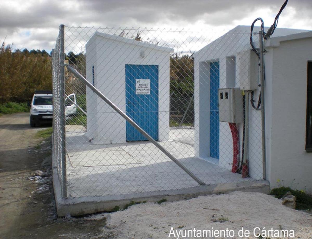 Hace unos meses se puso en servicio una nueva estacion de rebombeo de agua en El Sexmo.
