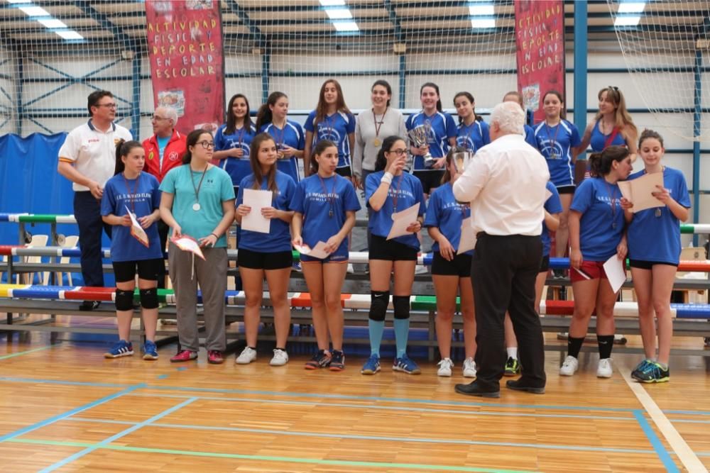 Final de Deporte Escolar Cadete en San Javier