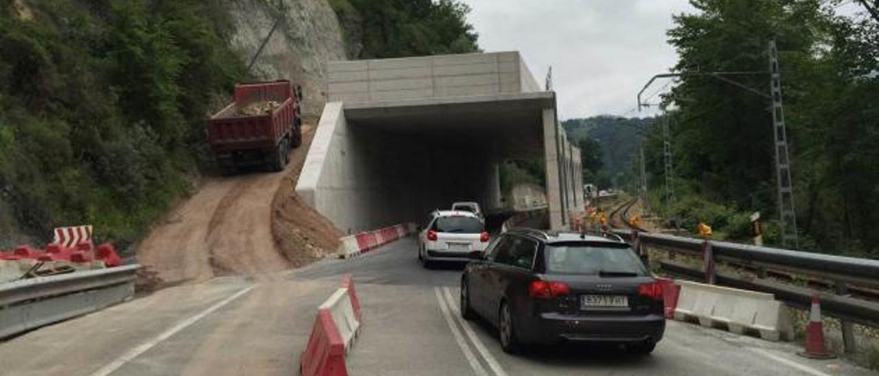 Finalizan los cortes de tráfico nocturnos de la carretera nacional en Arobes