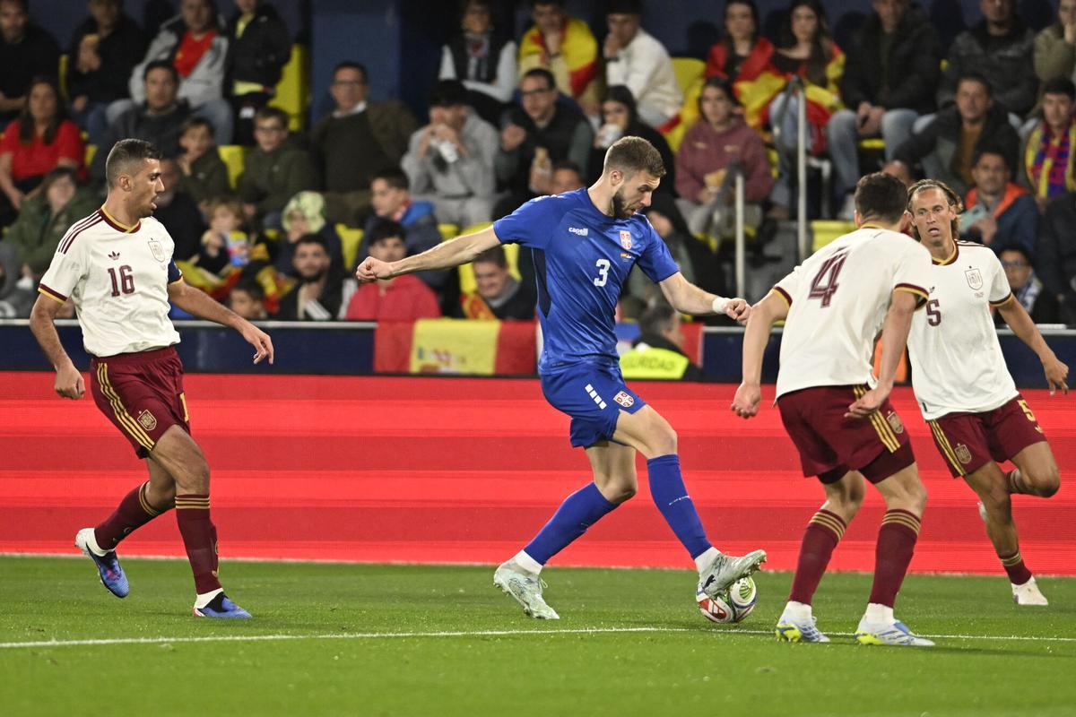 Amistoso: España - Serbia, en imágenes.