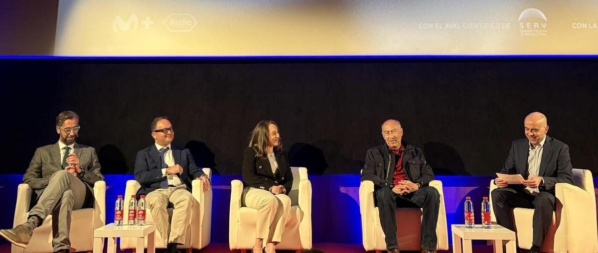 Un momento de la jornada de expertos en torno al documental "Ensayo sobre la mirada", en València
