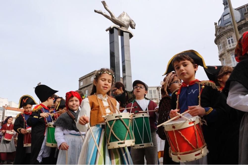 Así viven los niños la Reconquistiña de de Vigo