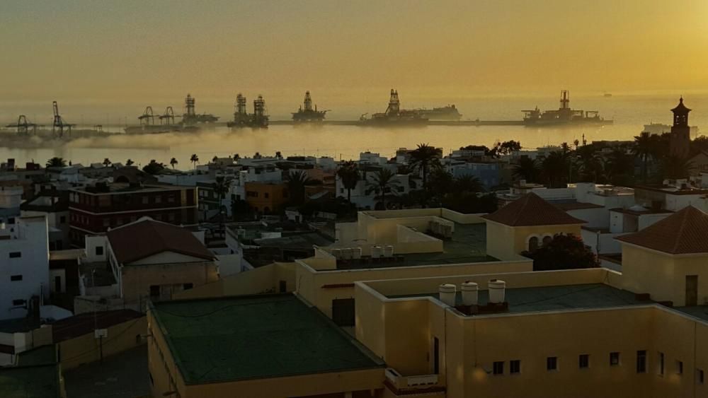 Día de bruma y calor en Gran Canaria (9/3/2017)