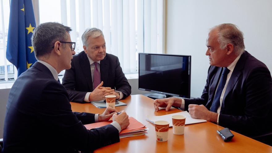 Reynders afirma que el PSOE y el PP están &quot;muy cerca&quot; de un pacto sobre el CGPJ y sólo falta la señal de &quot;cuándo&quot;