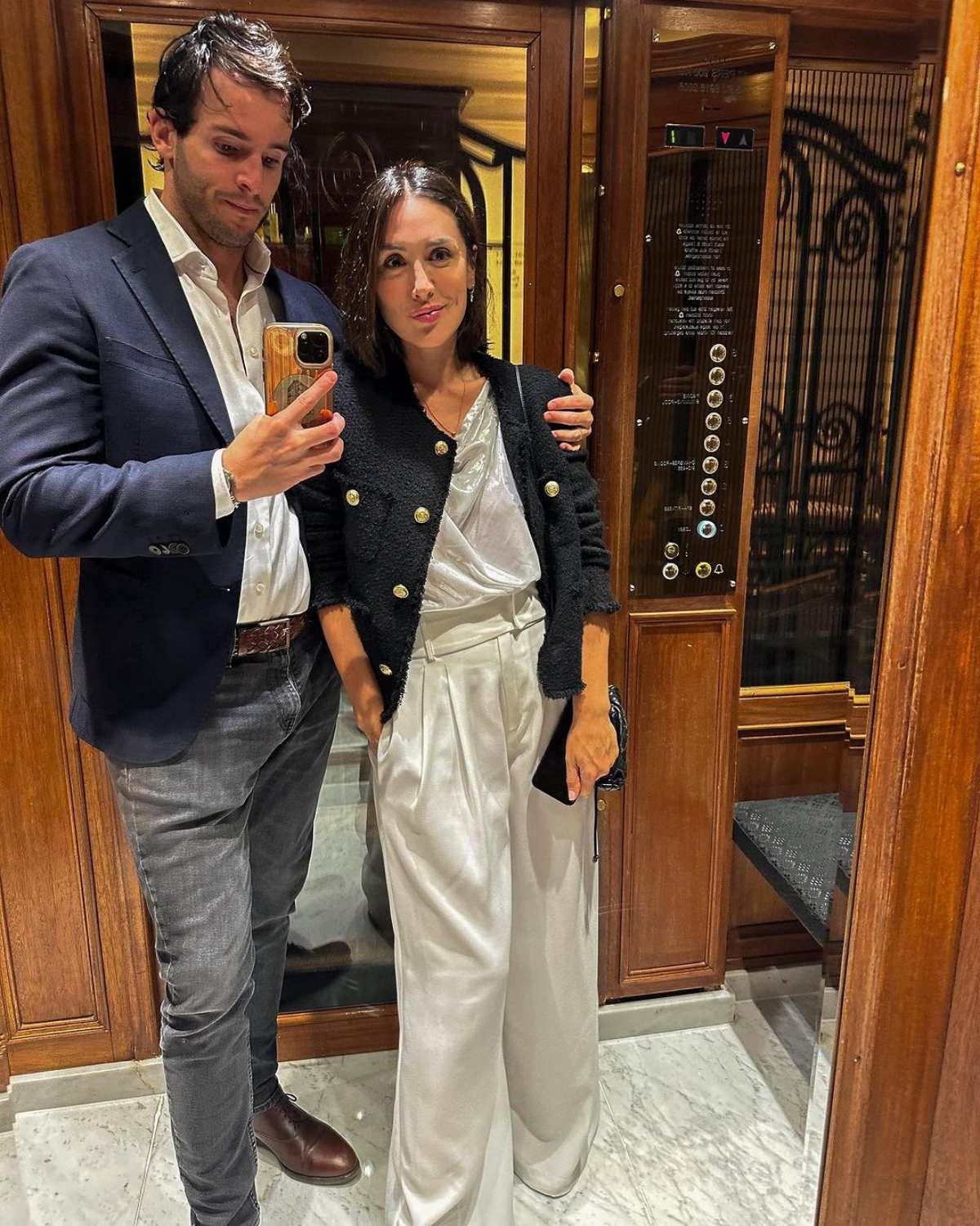 Tamara Falcó con Íñigo Onieva en París