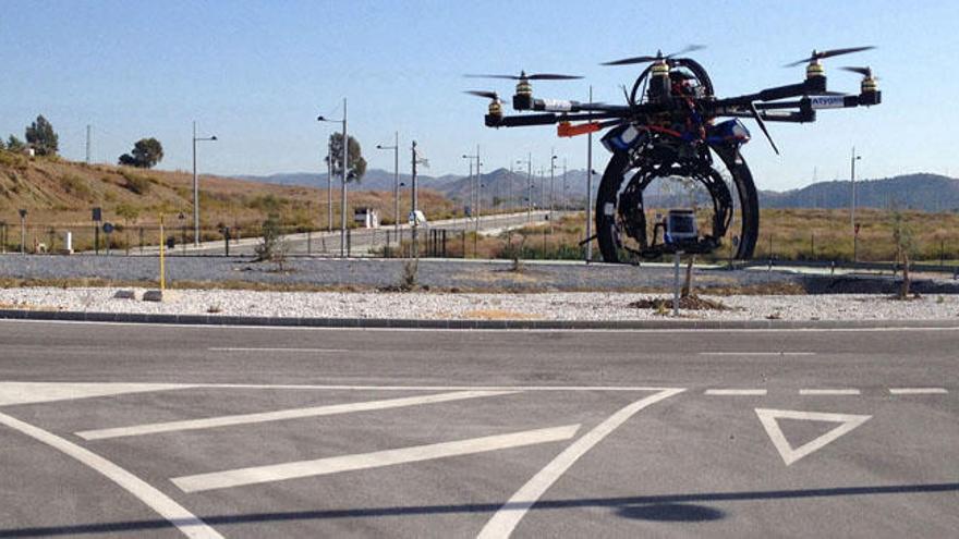 Imagen de un dron en plena actividad.