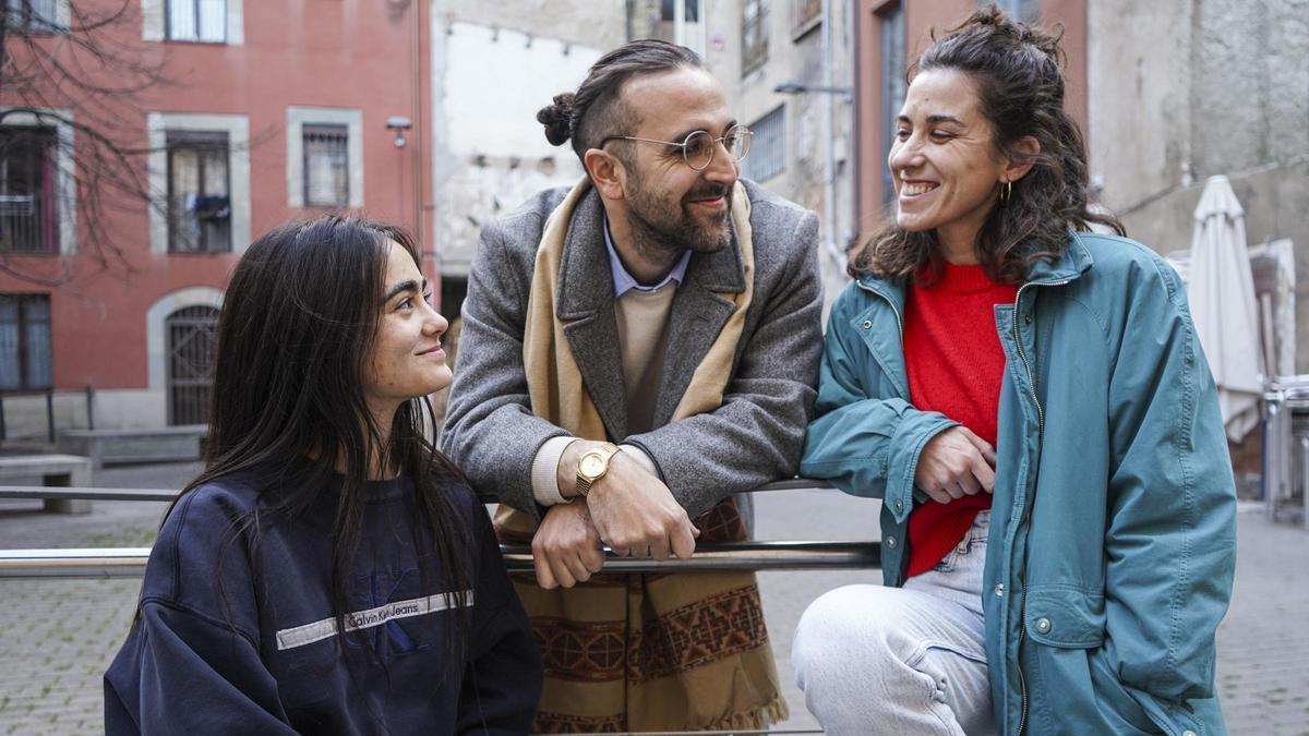 Marina Lluch, Jo Jet i Maria Ribot, d'esquerre a dreta