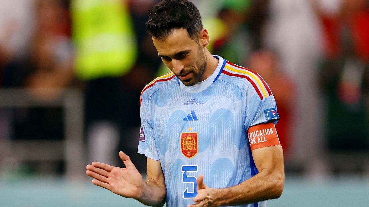 Sergio Busquets anuncia que deja la selección española