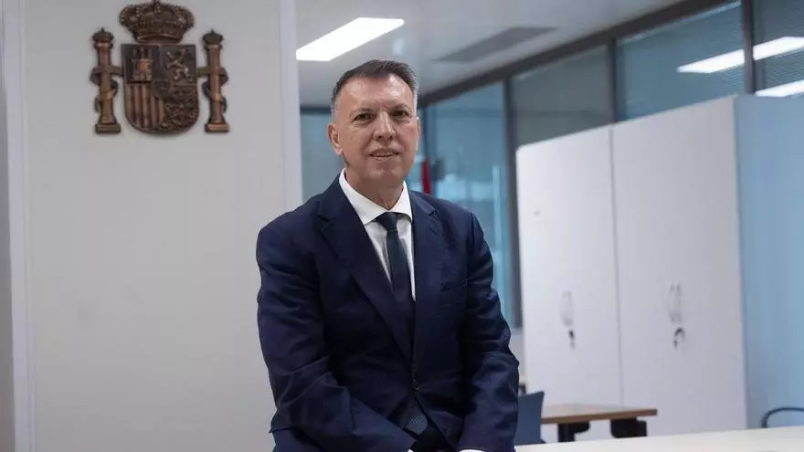 Joaquim Bosch, el martes en la Ciutat de la Justicia.