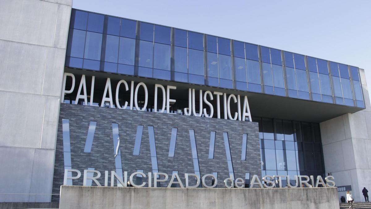Vista de los juzgados de Gijón.