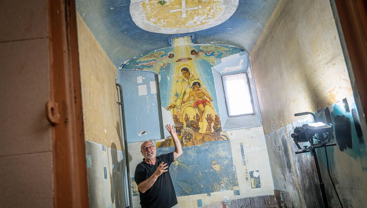 presentación de los resultados del proceso de conservación y restauración de las pinturas murales de la ‘Capilla Gitana’ en la prisión Modelo de Barcelona
