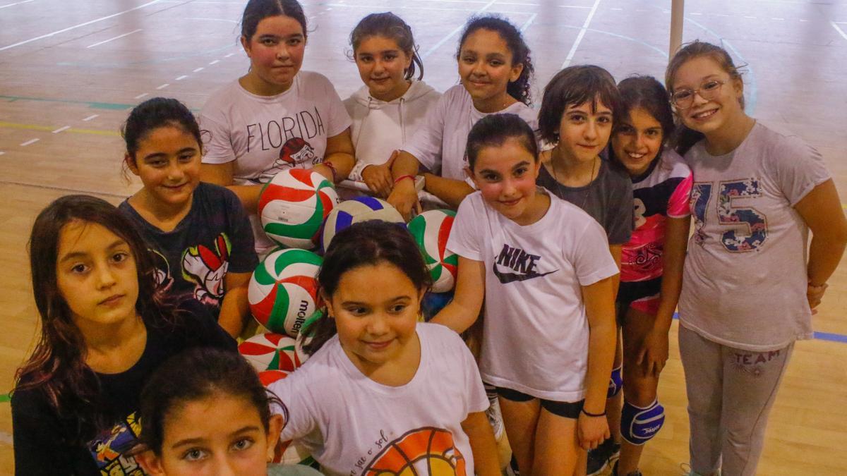 Las niñas sigue siendo mayoría en la estructura deportiva del XAV Cambados.