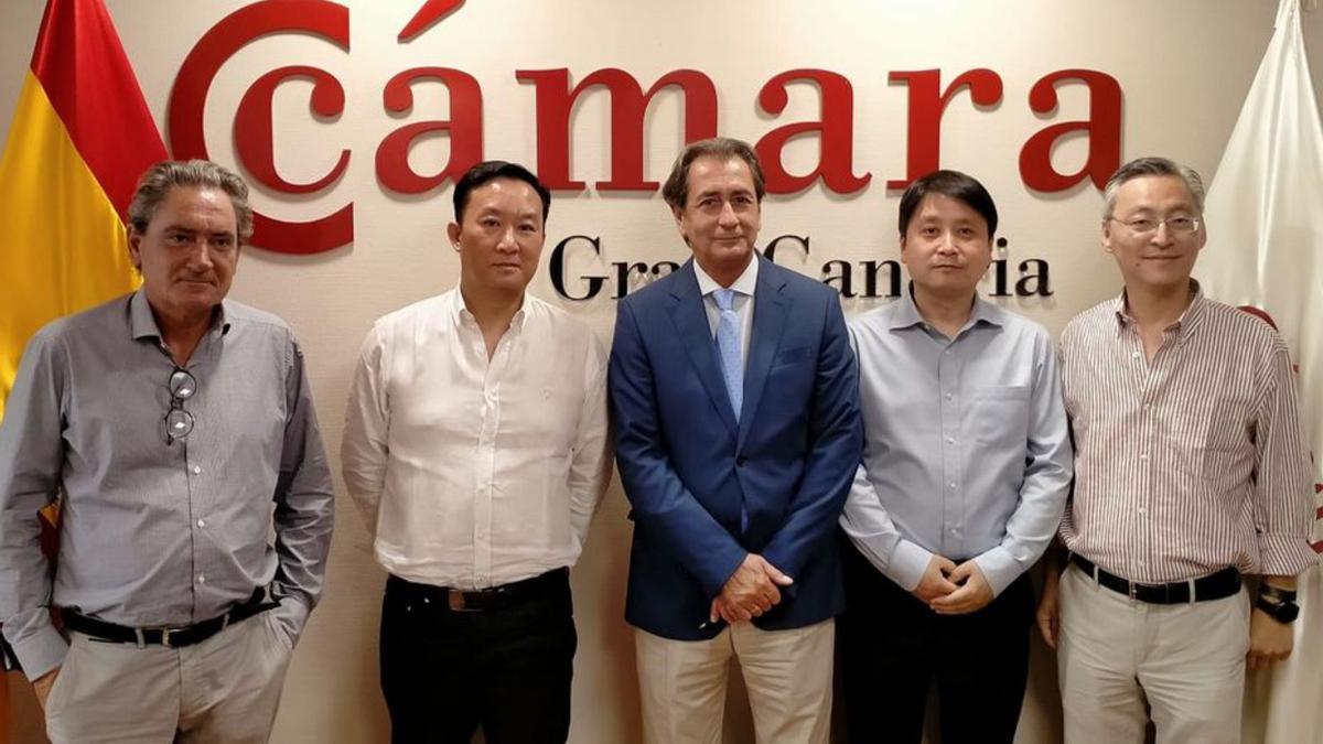 Reunión de la Cámara de Gran Canaria con dos empresas chinas. | | LP/DLP