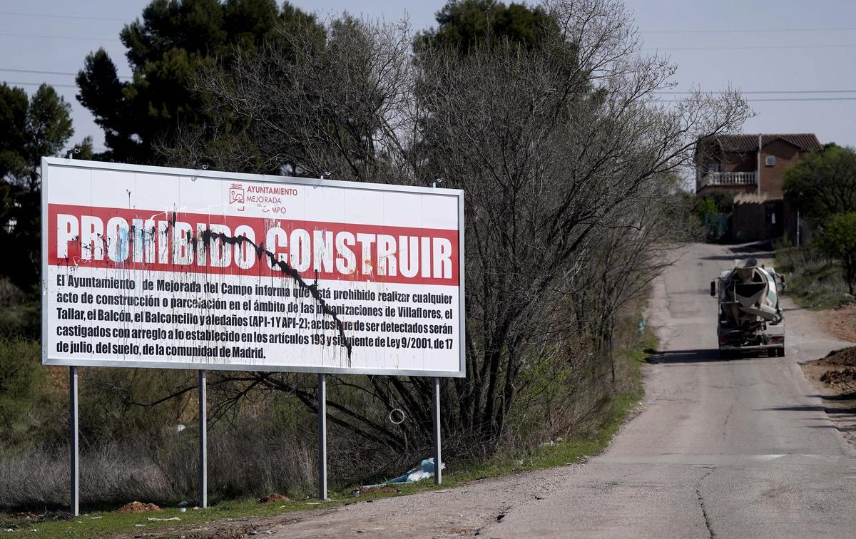 Les urbanitzacions il·legals de Mejorada del Campo, les més grans de Madrid