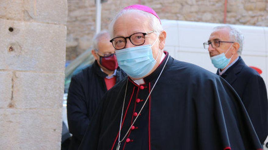 El bisbe Francesc Pardo, cap de la Diòcesi de Girona.