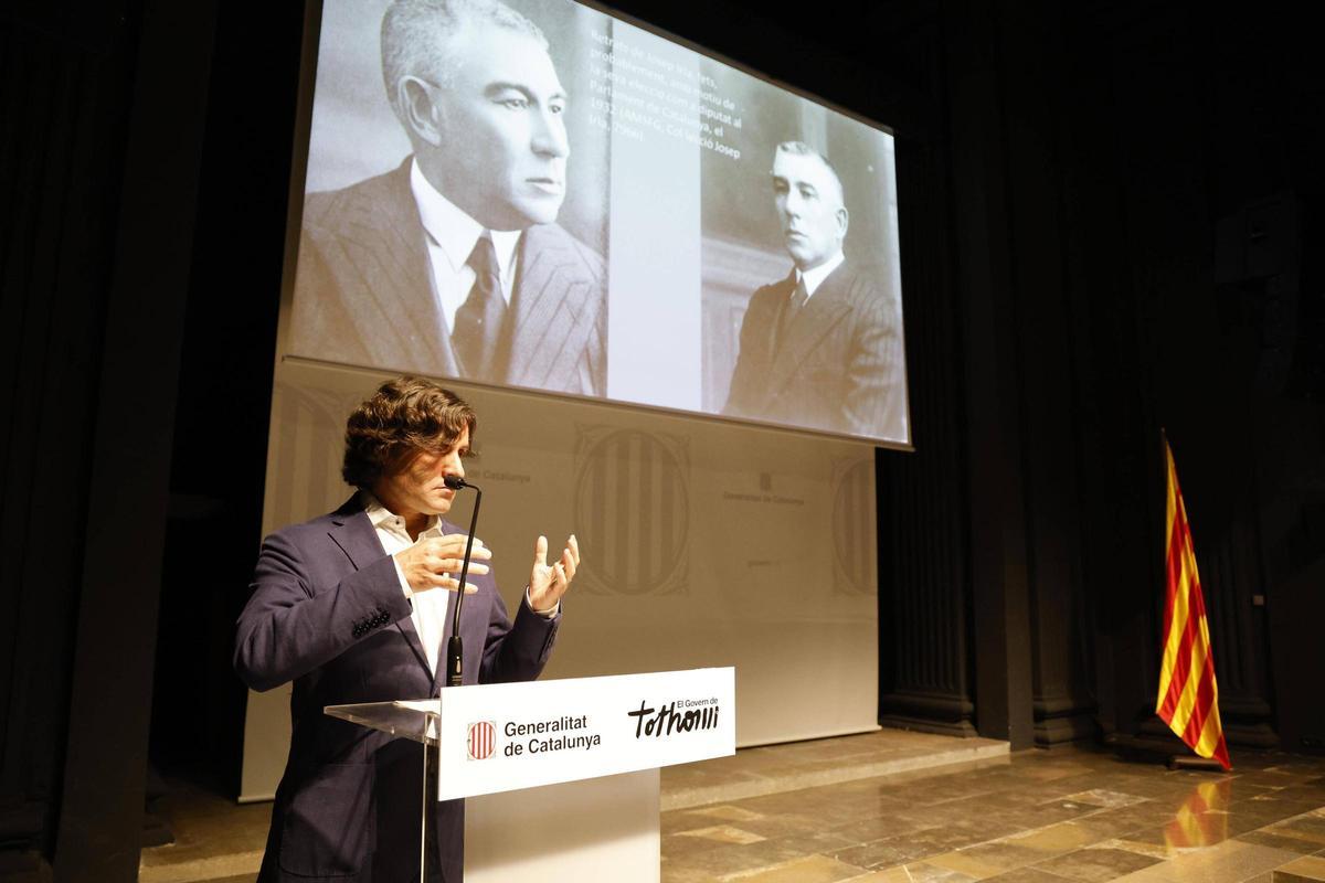 Les imatges de la conferència inaugural de l'Any Josep Irla a Girona Les imatges de la conferència inaugural de l'Any Josep Irla a Girona