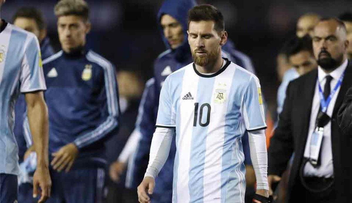 Los argentinos apoyaron a Messi pese al empate