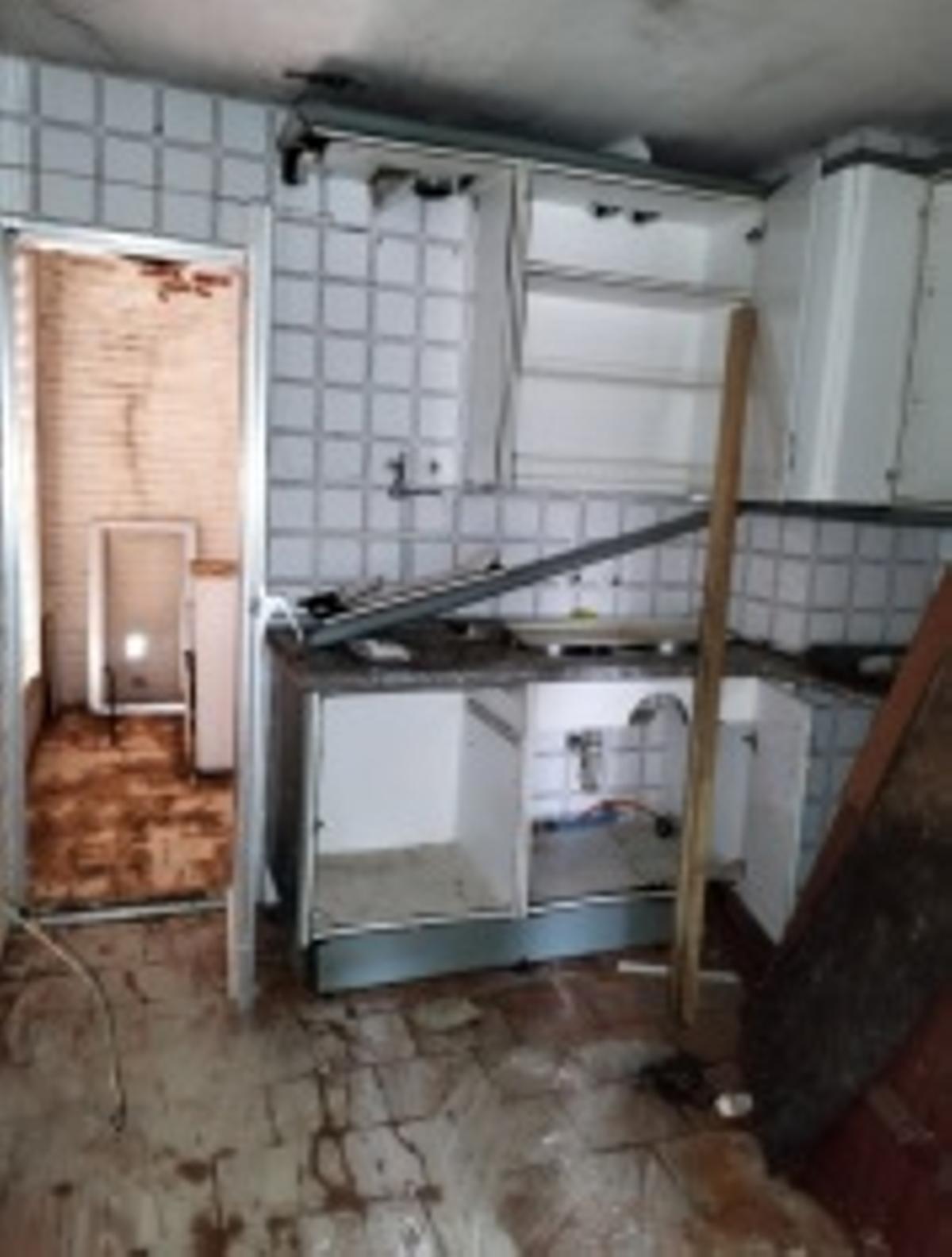 La cocina de una de las viviendas.