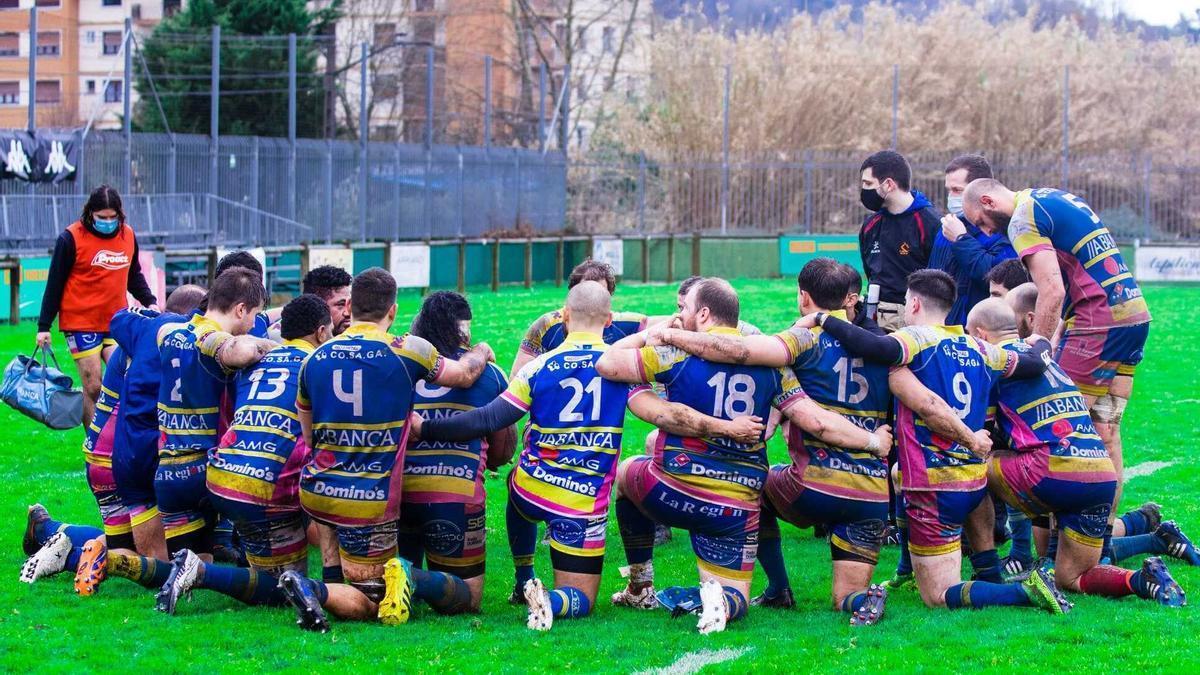 El equipo Campus Ourense Rugby