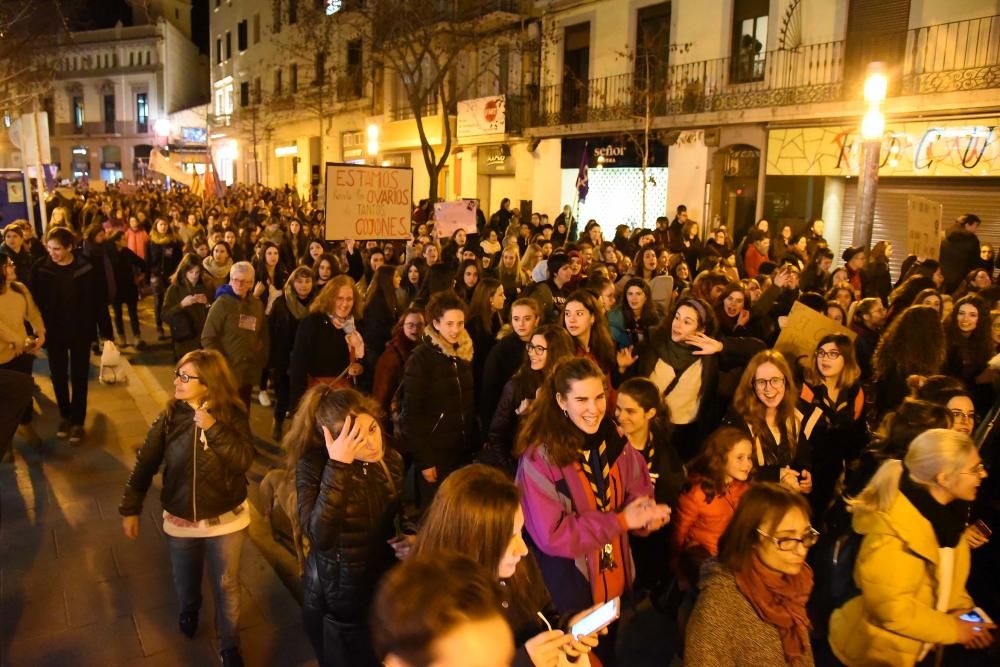 Manifestació feminista a Manresa