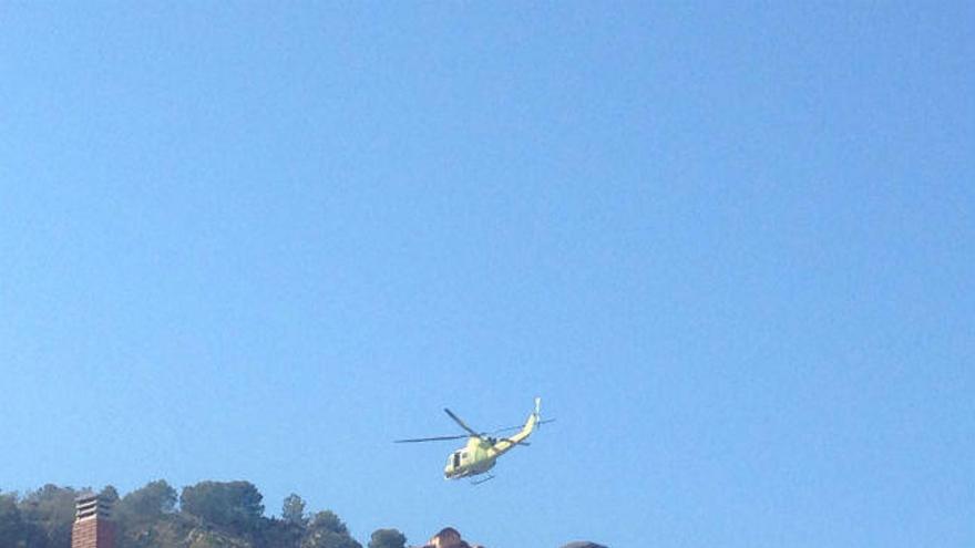 Un helicóptero buscaba esta mañana a la mujer desaparecida