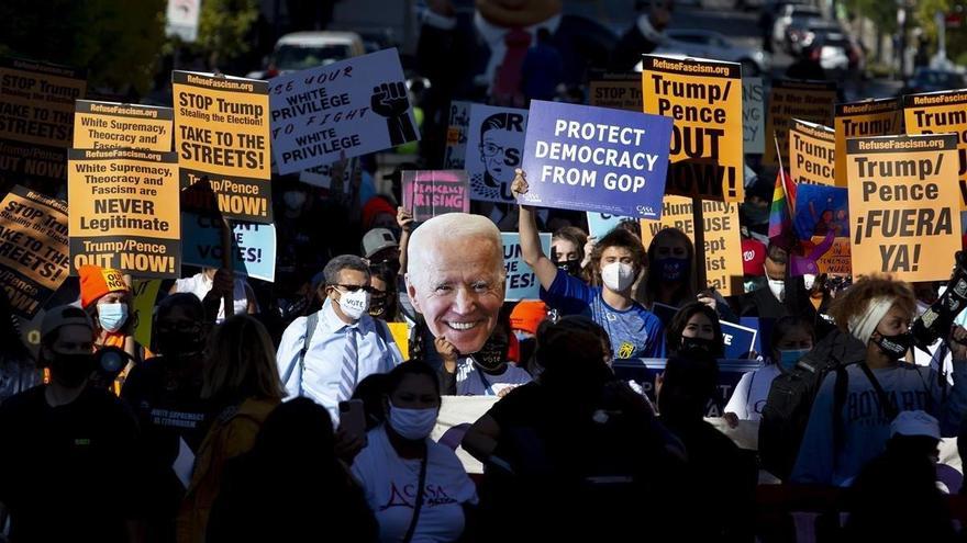 Biden roza la presidencia